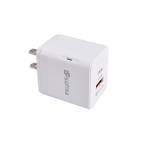 Cargador de Pared Rápido, Adaptador de Material ABS Duradero, Protección OTP, Salida para Teléfono Inteligente, Enchufe para Reino Unido, UE y EE. UU.