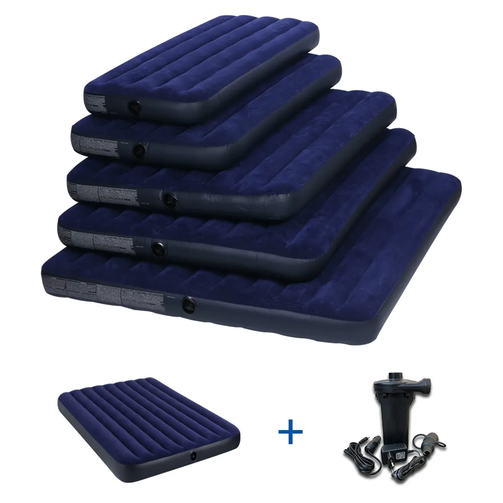 2023 vendeur chaud 203*76*25cm pliable flocage matelas gonflable pression alternée Anti escarres pression matelas Air