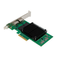 Tarjeta de Red Interna para Servidor ST7255 PCIe X4 I210-T2 de Doble Puerto 1000BASE-T Gigabit, Disponible para Sistemas de Cámaras Industriales