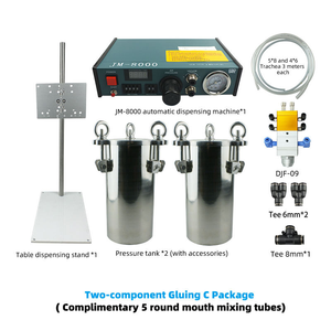 Máquina dispensadora de pegamento AB de dos componentes Diafragma trasero de succión de doble cilindro Maquinaria de automatización industrial de 1 año <span class=keywords><strong>para</strong></span> - Product Image 6