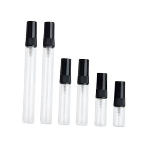 Wholesale 2ml 3ml 5ml 10ml Small Empty <b>Spray</b> Refillable Tester Travel Slim Glass Screen Printed Sample <b>Perfume</b> <b>Bottle</b> Screw Cap - Product Image 1
