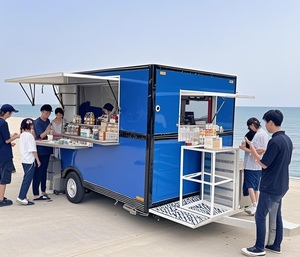 13ft đường phố nhà bếp phục vụ di động Snack kiosk thực phẩm bán hàng tự động giỏ hàng thực phẩm Trailer - Product Image 1