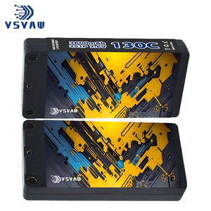 VSVAW 2S 7.6V 3600mAh 130 ℃ 5mm弾丸Tプラグリモコン車モデルRC玩具高レートLipoバッテリーに適しています - Product Image 1