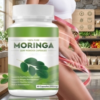 Ausreson OEM Capsules d'extrait de feuille de Moringa – Complément Minceur Naturel, Soutien Immunitaire, Vitamines Pures – Capsules de Moringa