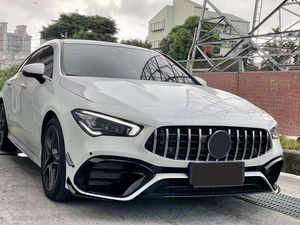 Kit de cuerpo de escape de parachoques trasero delantero W118, Kit de cuerpo de actualización CLA45 AMG para Mercedes BenZ <span class=keywords><strong>CLA</strong></span> W118 2020 2021 2022 <span class=keywords><strong>2023</strong></span> - Product Image 4