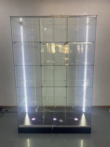 Cửa hàng tùy chỉnh kính hiển thị tầm nhìn đầy đủ với ánh sáng ở phía dưới - Product Image 2