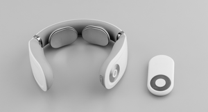 2019 <b>Electric</b> Neck Massage Therapy <b>Instrument</b> Health CareBack Wireless Vibration Intelligent Neck Guard - Product Image 3