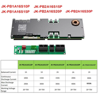 JKBMS PB2A16S30P V19 Placa PCBA de gestión de baterías BMS Lifepo4 de alto voltaje 16S 48V, inversor de almacenamiento de energía de alto rendimiento