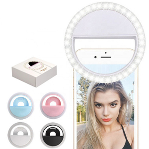 Éclairage Anneau LED Rechargeable Mini à Clipser, 36 LED, 3 Modes d'Intensité Réglable, pour <span class=keywords><strong>Téléphone</strong></span>, Appareil Photo, Lumière <span class=keywords><strong>Selfie</strong></span> - Product Image 3