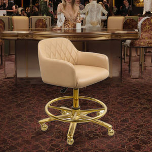 Chaise d'invité de salle de <span class=keywords><strong>jeux</strong></span> de <span class=keywords><strong>casino</strong></span> de baccarat de salle de <span class=keywords><strong>jeux</strong></span> de salle de divertissement confortable à hauteur réglable classique de luxe simple - Product Image 2