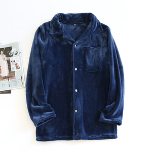 <span class=keywords><strong>Pyjama</strong></span> en flanelle pour <span class=keywords><strong>homme</strong></span>, épaissi, plusieurs options de couleurs, <span class=keywords><strong>pyjama</strong></span> à col, automne/hiver, <span class=keywords><strong>pyjama</strong></span> chaud pour <span class=keywords><strong>homme</strong></span> - Product Image 4