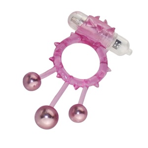 แหวนรององคชาต Aphrodisia Ball Banger แบบ 3 ลูกบอลสั่นสะเทือน วัสดุ TPE ABS สำหรับผู้ชาย ช่วยเพิ่มสมรรถภาพทางเพศ ยืดเวลาการมีเพศสัมพันธ์ พร้อมอุปกรณ์เสริมระบบสั่น - Product Image 3