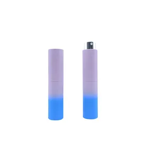 Ücretsiz örnek taşınabilir 8ml 10ml 15ml 20ml mini büküm up parfüm atomizer doldurulabilir plastik havasız pompa parfüm sprey şişe