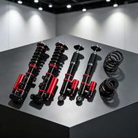 Nouveaux amortisseurs réglables J-Plus pour BMW E36, kit de suspension de performance noir exclusif
