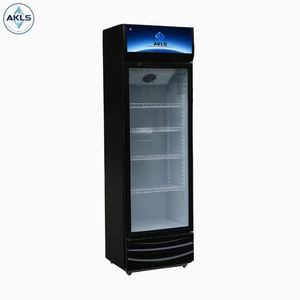 Réfrigérateur à boissons <span class=keywords><strong>vertical</strong></span> économique à porte simple, double vitrage, refroidisseur-congélateur pour présentoir de bar, refroidisseur d'air - Product Image 2