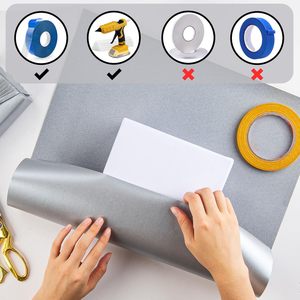 Yarcony Shimmer Silver <b>Wrapping</b> <b>Paper</b> Roll 17 Inches X 33 Feet Solid Color Pearly Lustre Gift Wrap Birthday Packaging - Product Image 6