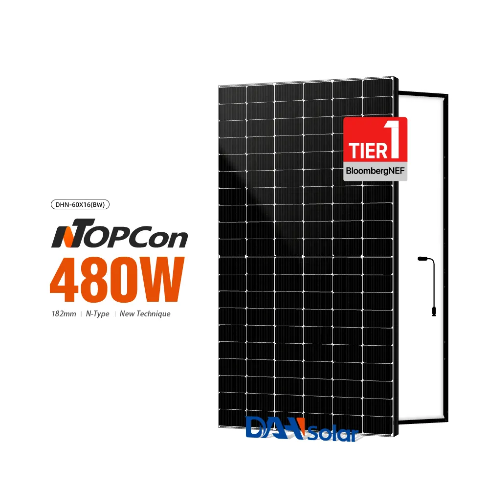 Tier 1 Panel fotovoltaik 182mm 60 sel modul Pv Mono 470w 475w 480w 485w Panel surya 1000w harga