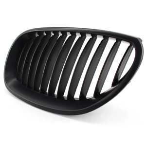 Calandre avant noire mate BMW E60 E61 pour pare-chocs Série 5 2004-2009, pièce en plastique ABS, modèle A E60 Y - Product Image 4