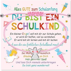 Pulsera ajustable B22T para niños con diseño <span class=keywords><strong>de</strong></span> ángel trenzado, chapada en plata, <span class=keywords><strong>de</strong></span> acero inoxidable, con dije <span class=keywords><strong>de</strong></span> ángel guardián, para <span class=keywords><strong>la</strong></span> vuelta al cole, <span class=keywords><strong>amistad</strong></span> - Product Image 3