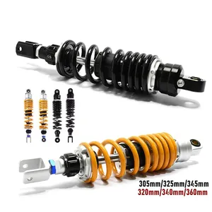 Amortisseur arrière universel réglable en aluminium et acier pour moto, ressort 8 mm, 305/325/345 mm/320/340/360 mm, protection contre les chutes - Product Image 5