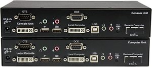 Maßgefertigter USB DVI <span class=keywords><strong>KVM</strong></span> Konsolen-Extender mit Seriell- und Audioübertragung über MM-Glasfaser - 2km - Glasfaser DVI <span class=keywords><strong>KVM</strong></span> Extender - Product Image 4