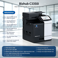 Photocopieur multifonction couleur laser A4 reconditionné Konica Minolta Bizhub C3350i, 33 ppm, impression recto verso automatique, copie, numérisation, fax, pour bureau