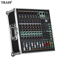 Console de mixage portable avec amplificateur de puissance, système de sonorisation Bluetooth