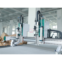 Geautomatiseerde textiel snijmachine, hoogwaardige producten, rondmes, pneumatisch mes voor textiel, glasvezel vloermatten, tapijt