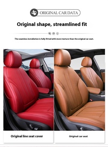 <span class=keywords><strong>Housse</strong></span> de siège de voiture TT 2025 Nouveau modèle X5 E70 en cuir de vache véritable, toutes saisons, sur mesure, couverture complète, coussin spécial 7 pièces pour l'avant - Product Image 6
