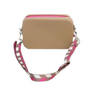 Women's Waterproof Silicone <b>Makeup</b> Bag Fashion Crossbody Cosmetic <b>Case</b> With Zipper Closure Coin Purse and <b>Brush</b> Pouch - Product Image 5