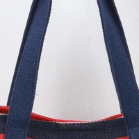 Sac fourre-tout décontracté en toile grande capacité pour femme avec matériau écologique et sangle de taille pour les fêtes à la plage