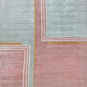 Tapis persan en gros, tissé à la main, en laine et soie, à poils moyens, lavable, antidérapant, décoratif - Product Image 3