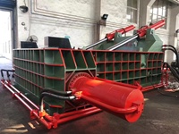 Presse à balles horizontale hydraulique automatique pour le recyclage des métaux ferreux, certifiée CE, haute productivité, moteur à économie d'énergie
