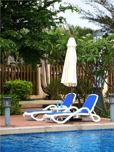 Tumbona para Exteriores, Muebles de Jardín, Sillas de Ratán PE, Tumbona de Playa, Tumbona Impermeable para Jardín - Product Image 2