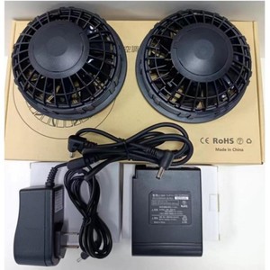 7.4 볼트 5200mAh 재킷 냉각 팬 배터리 세트 7.4 v 충전기를 포함한 휴대용 팬을위한 충전식 배터리 - Product Image 4