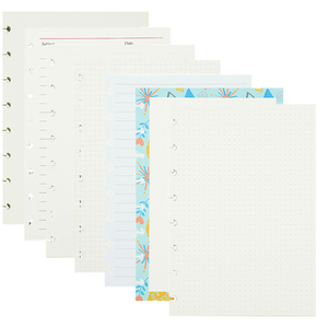 A5 ricarica pagina interna <span class=keywords><strong>Notebook</strong></span> con foro per funghi fogli di carta supplementari 7 formati ricariche opzionali per <span class=keywords><strong>Notebook</strong></span> con anello a disco - Product Image 1
