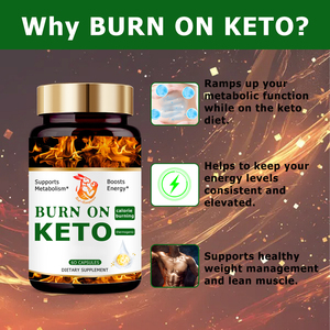 Factory Wholesale Burn on Keto with Ketogenic Multivitamin Helps to Keep <b>Your</b> Energy Levels Consistent and Elevated Dietary Caps - Product Image 5