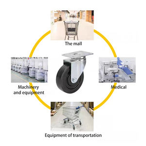 Roue lourde de rouleau d'appareil de <span class=keywords><strong>roulette</strong></span> roue <span class=keywords><strong>en</strong></span> caoutchouc de 8 pouces universelle remplacer la roue fournisseur <span class=keywords><strong>en</strong></span> gros <span class=keywords><strong>en</strong></span> <span class=keywords><strong>ligne</strong></span> - Product Image 6