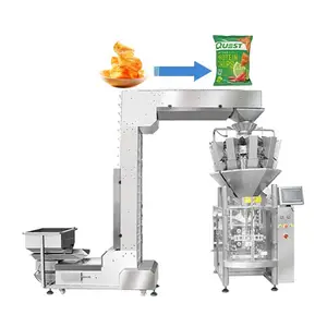 Machine d'emballage automatique de sachet de chips de pomme de terre de casse-croûte de nourriture de poids de SUK