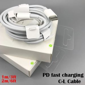 كابل شحن سريع 20 واط PD USB من النوع C إلى الإضاءة لهاتف آيفون 8 11 12 13 14 كابل شاحن بيانات USB مع صندوق للبيع بالتجزئة - Product Image 3