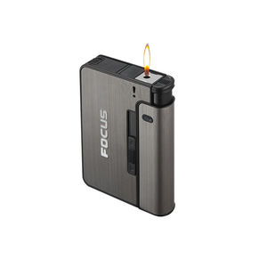 Distributeur Automatique d'Éjection de Cigarettes, Étui Briquet Gadget pour Hommes, Cadeau de Noël, Boîte à Cigarettes en Métal - Product Image 6