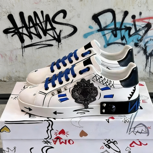 Chaussures de sport décontractées pour hommes, respirantes et antidérapantes, avec un design brodé de luxe, style hip-hop tendance. - Product Image 2