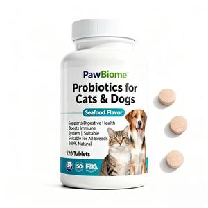 OEM High-<b>Protein</b> Probiotics for Dogs Cats Organic Fish Oil Fast Absorption Digestive Health Support Immune Boost Skin Health - Product Image 1