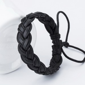 Wholesale Multilayer Leather Bracelet <strong>Gelang</strong> Kulit Vintage Punk Wristband <strong>Bangle</strong> Handmade Braided Leather Bracelet for Men - Product Image 6