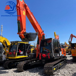 Second <b>Hand</b> Hitachi Zaxis 120 Excavator 12Ton Original <b>Paint</b> Hydraulic System Perfect Working Ready to Ship Worldwide - Product Image 1