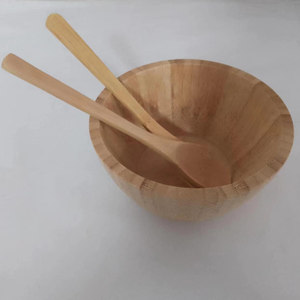 Tigela de frutas para salada de bambu barata - Product Image 3