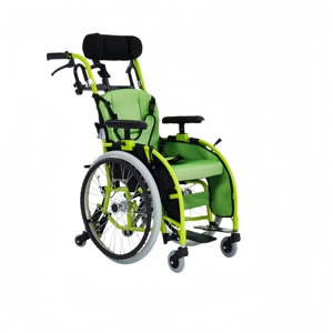 <span class=keywords><strong>Silla</strong></span> de <span class=keywords><strong>Ruedas</strong></span> Manual Portátil de Aleación de Aluminio para Niños con Necesidades Especiales - Product Image 5