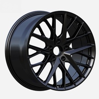 Rueda de Aleación Forjada Porsche 5x130 de 17 Pulgadas 19x8.5 pulgadas PCD5x108 CB67.1 ET35 para Porsche 911 718 Panamera Macan Cayenne de Lujo