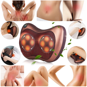 Neues Design elektronisches Massagekissen Shiatsu tiefknöchtiger Nackenrücken-Massagekissen 8 Walzen mit Wärme für Auto, Zuhause - Product Image 6