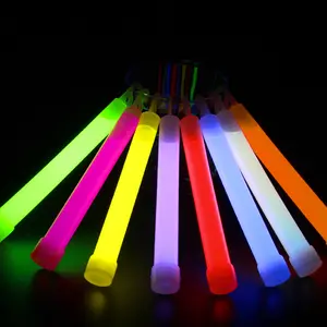 15cm люминесцентная лампа Rgb Светящиеся игрушки мигающий светодиод ночник игрушка светящаяся палочка